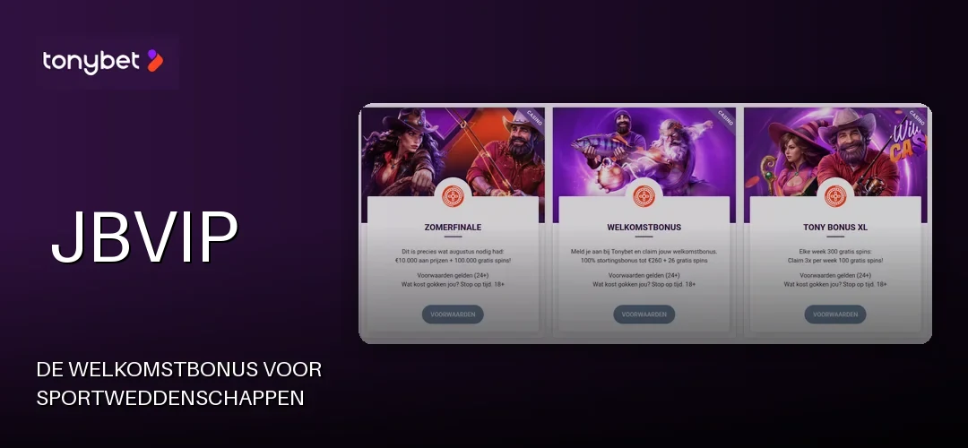 Tonybet promotional banner