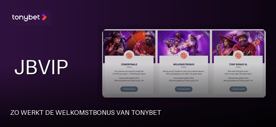 Tonybet promotional banner